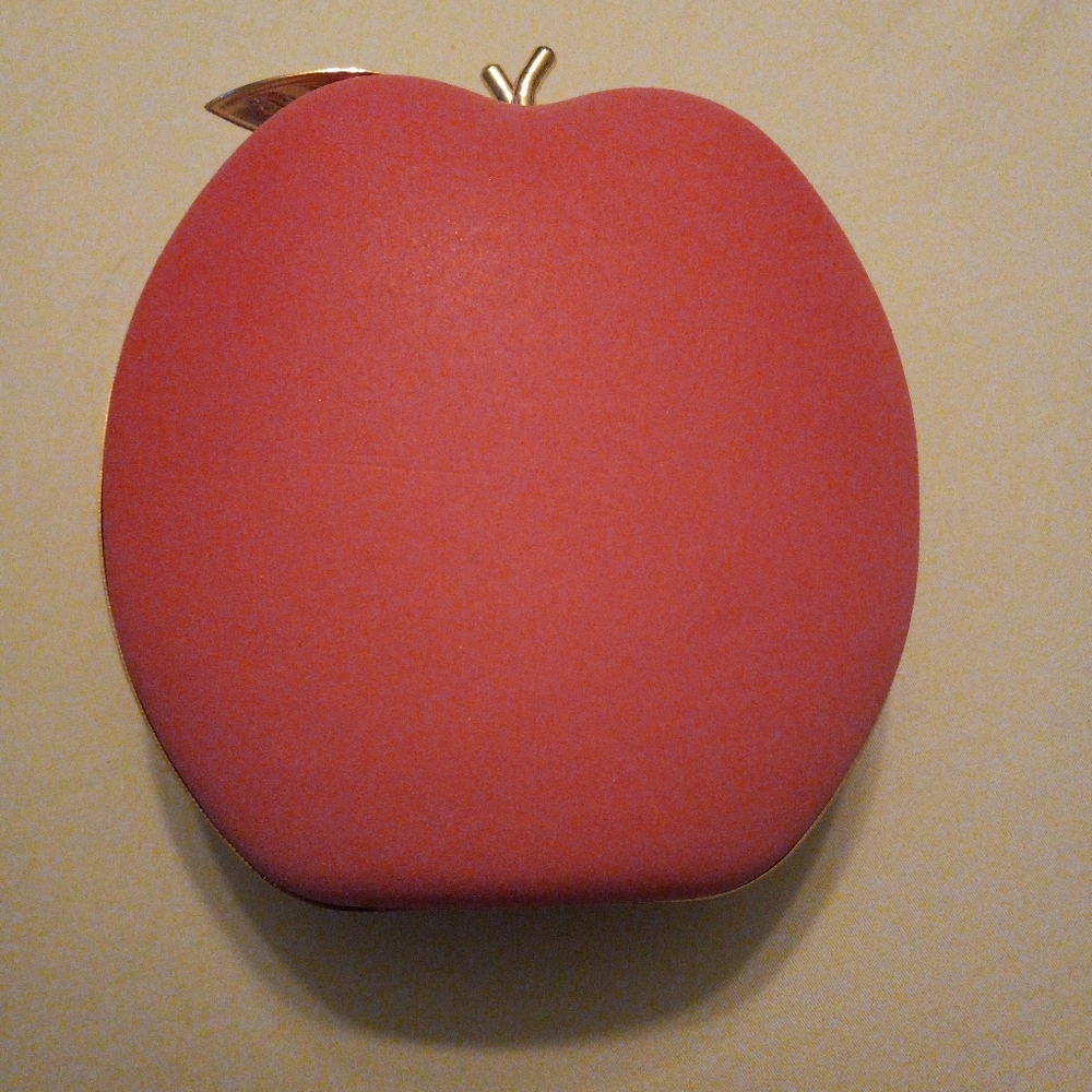 Too Faced Peach Clamshell Purse